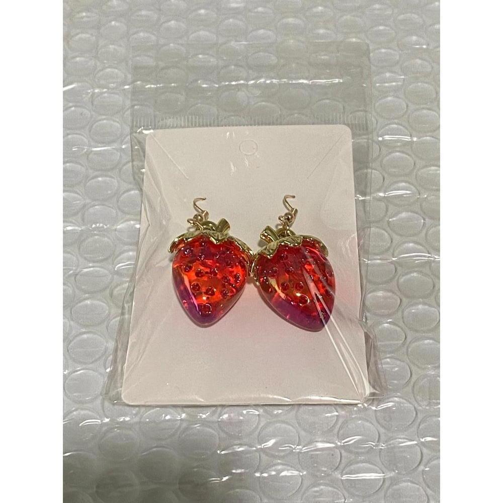 Strawberry fashion earrings